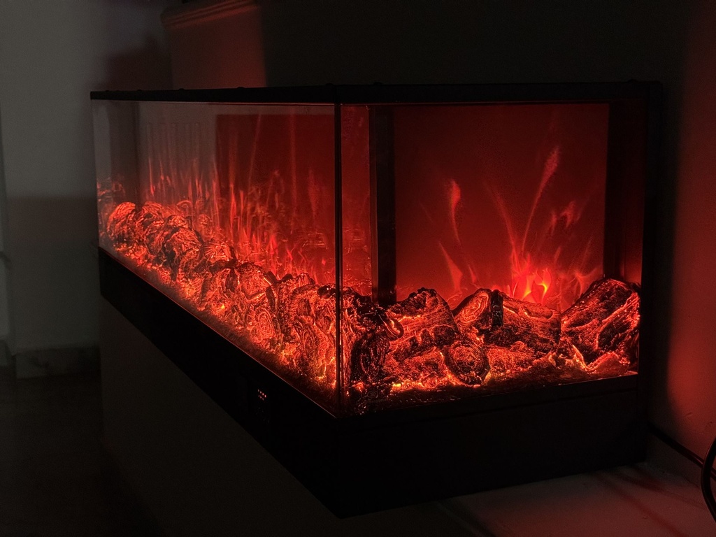 3D Cozyglow Fireplace (L 1.2m by W 0.35m by H 0.4m)